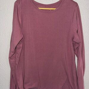 Women's Long Sleeve Top - Mauve